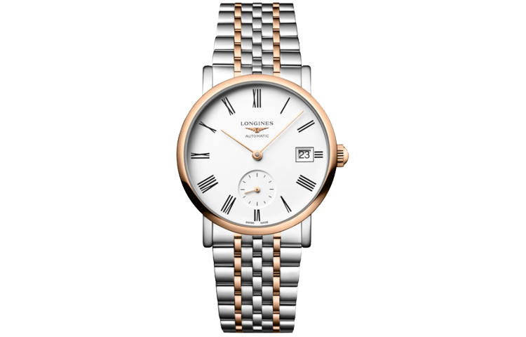 LONGINES Boya Collection Automatic Mechanical Movement 30m Waterproof Women's Watch 34.5mm White Dial