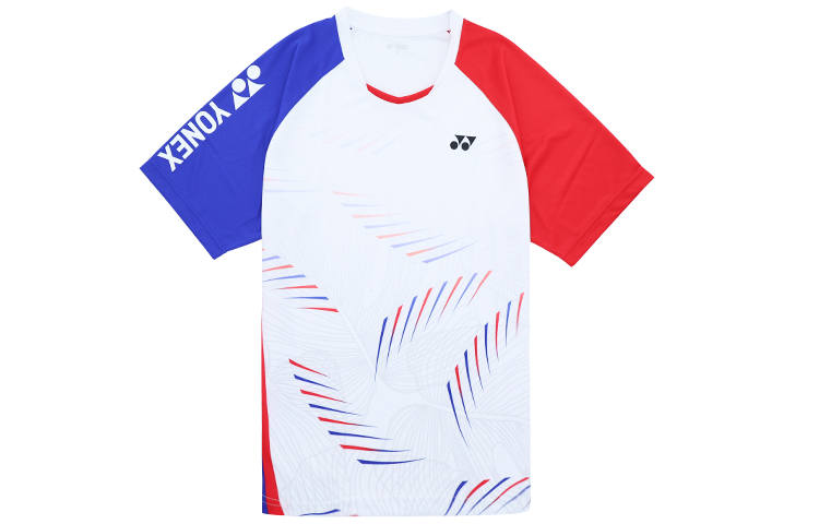 YONEX T Shirts Men's 011 White Crew Neck Moderate Straight Fit