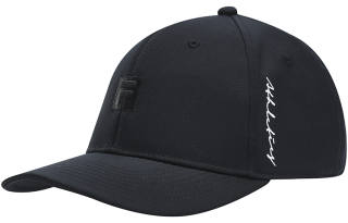 FILA Polyester Baseball Caps Unisex Pitch Black