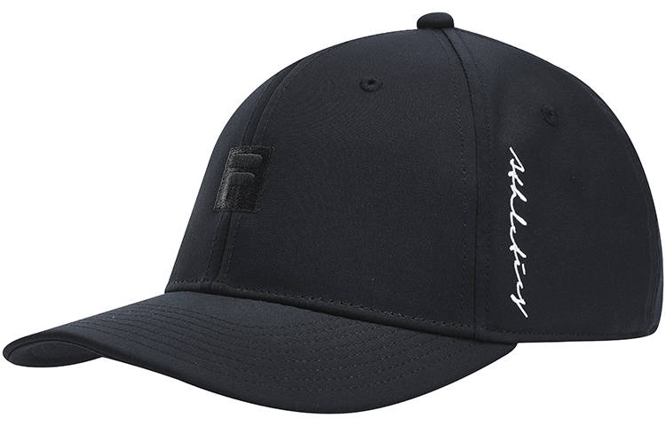 FILA FILA Polyester Baseball Caps Unisex Pitch Black