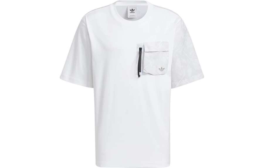 Adidas Originals Drop Shoulder Sleeve T Shirt Men's White