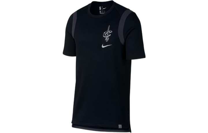 Nike Nike T Shirts Men's Black Crew Neck Moderate Straight Fit