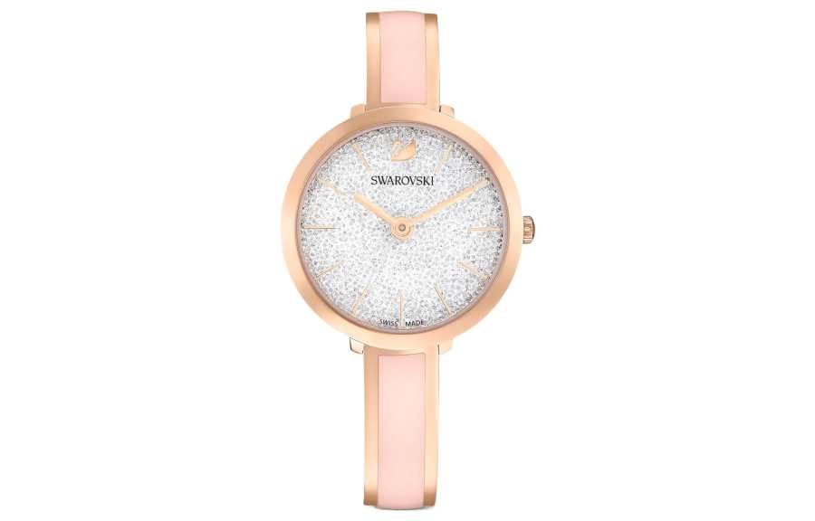 Swarovski Classic Swan Wrist Watches Quartz Movement Stainless Steel Strap White Dial Women's