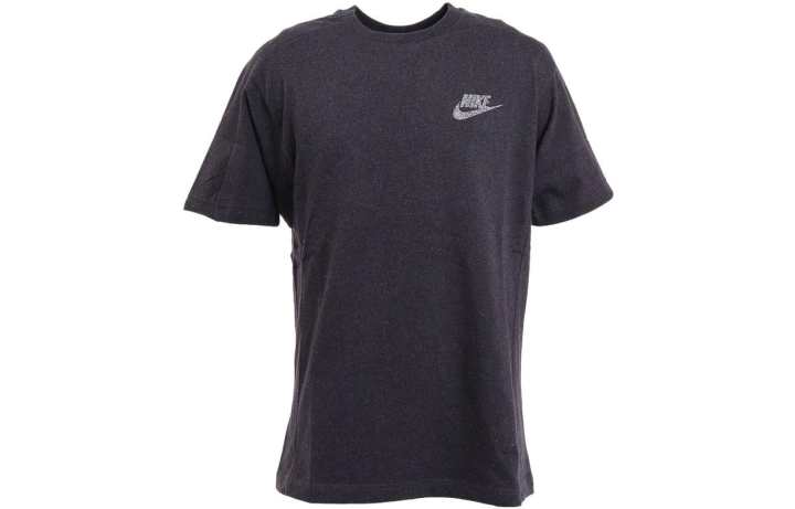 Nike Nike T Shirts Men's Black Crew Neck Moderate Straight Fit