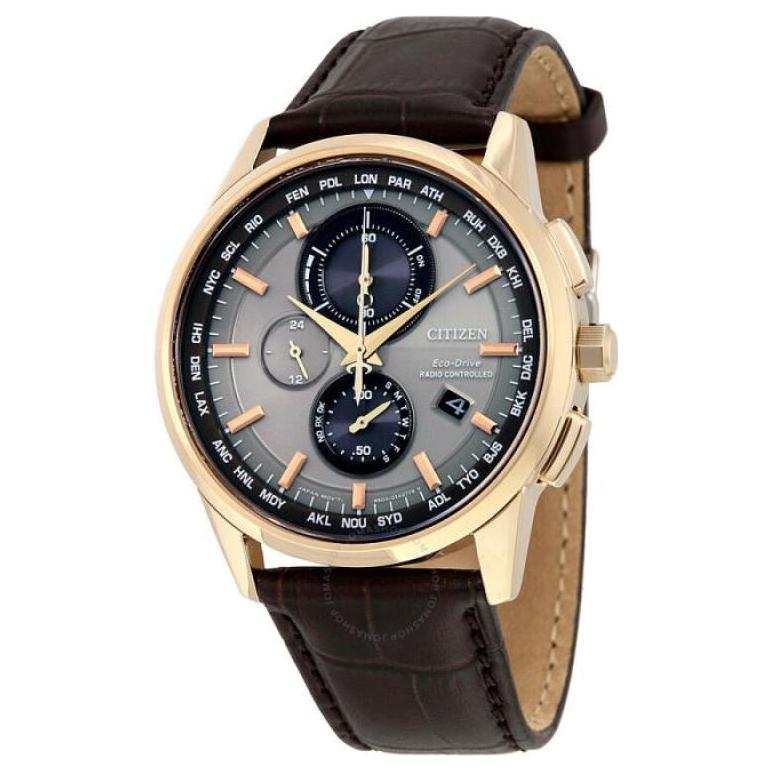 CITIZEN CITIZEN Ecology Drive Collection Light Powered Quartz Movement Genuine Leather Strap Watch
