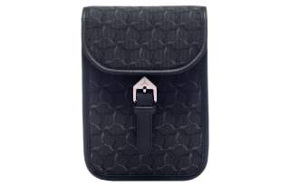 LI-NING 1990 LI NING 1990 Cow Leather PU Shoulder Bag, Crossbody Bag Regular Unisex Black