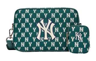 MLB Monogram Collection Polyester Tofu Bag, Combo Bag, Camera Bag, Shoulder Bag, Crossbody Bag Unisex Jasper