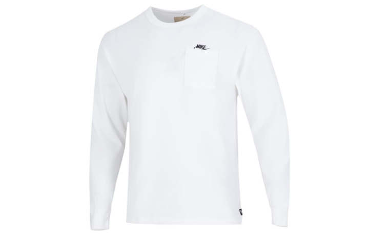 Nike Nike T Shirts Men's White Crew Neck Moderate Straight Fit