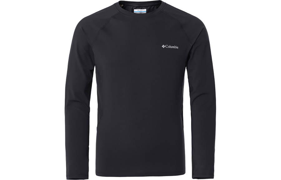Columbia T Shirts Men's Black Crew Neck Straight Fit