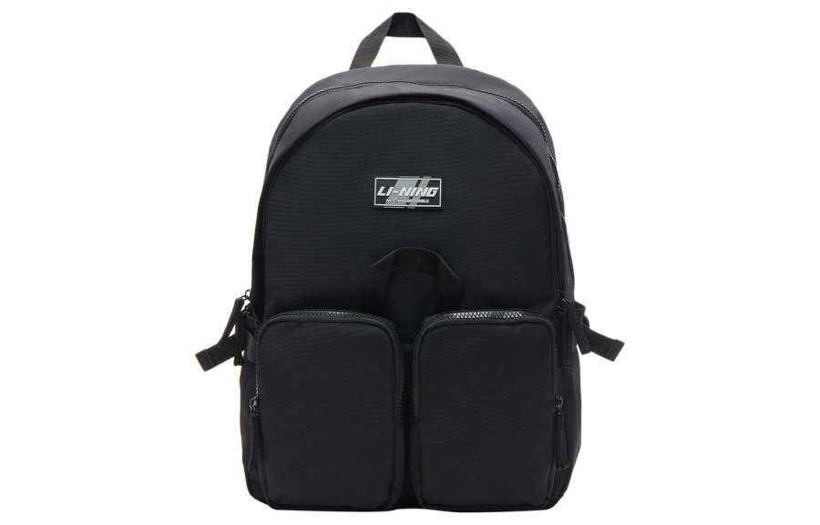 Li-Ning Li Ning Polyester Backpack Unisex Black
