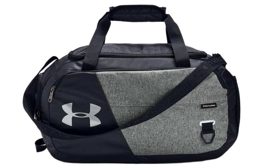Under Armour Polyester Shoulder Bag, Crossbody Bag, Handbag Regular Unisex Black Gray