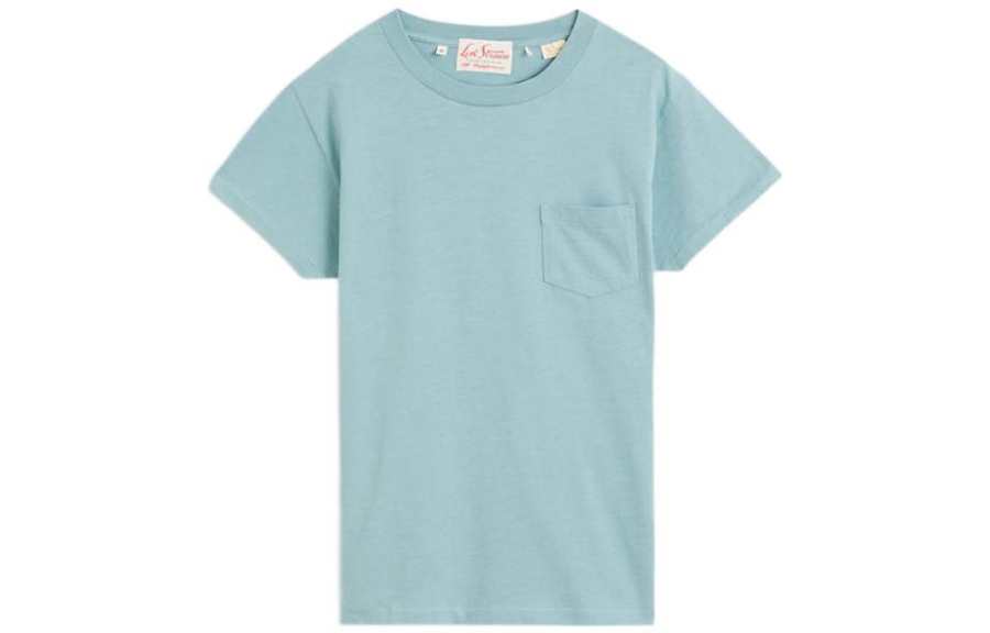 Levis Levis T Shirts Men's Blue Crew Neck Moderate