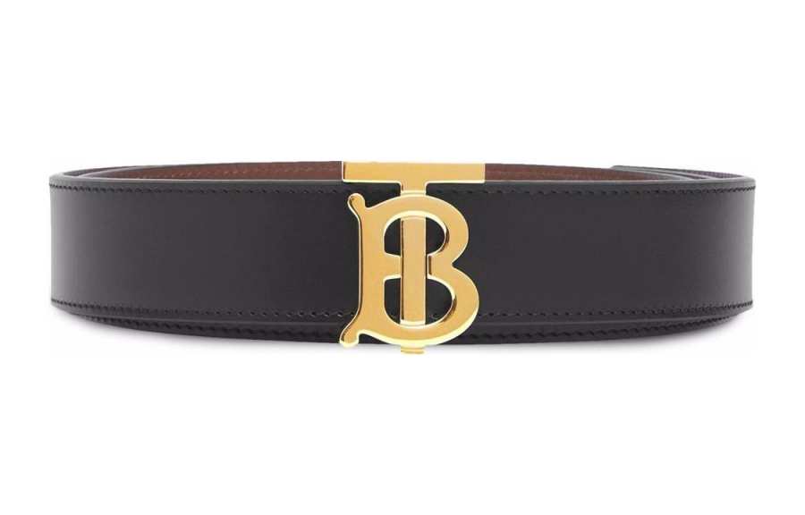 Burberry 【Previous Season】logo-buckle reversible belt