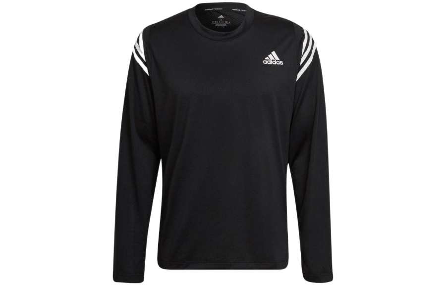 Adidas Adidas T Shirts Men's Black Crew Neck Moderate Straight Fit