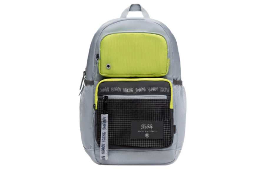 Li-Ning Li Ning Polyester Backpack Regular Men's Ecru/Fluorescent Ice Green