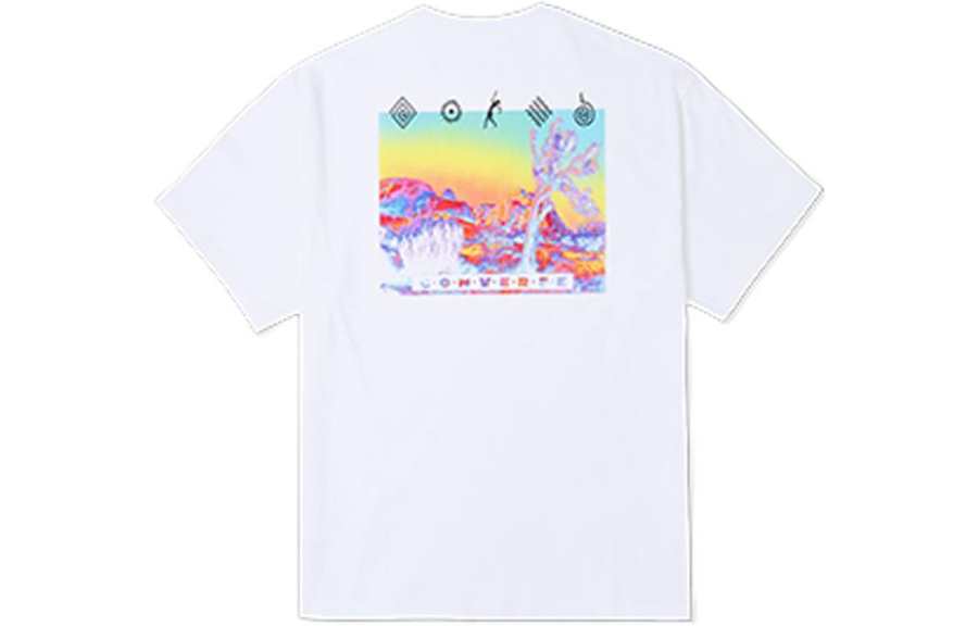 Converse Converse Drop Shoulder Sleeve T-Shirt Men's White