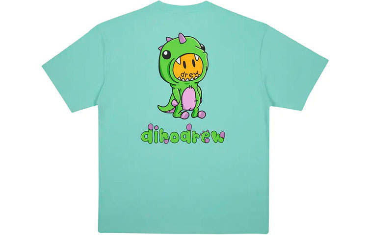 Drew House Dinosaur Series FW22 T Shirt Unisex Green