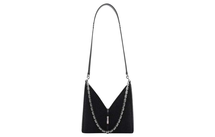GIVENCHY Cut out Metal Portable Crossbody Bag, Shoulder Bag Women's Black