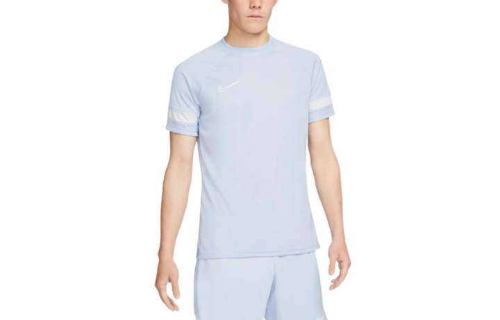 Nike Nike T Shirts Men's Blue Crew Neck Moderate Straight Fit