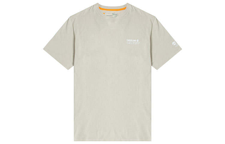 Timberland T Shirts Men's Taupe Crew Neck Moderate Straight Fit