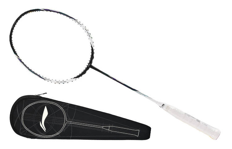 Li-Ning Li Ning Raid 9 Full Carbon Fiber Badminton Racket Offensive Type Heavy Head, Stiff Shaft Professional 675mm