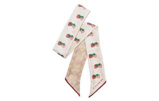 COACH Silk Scarves Women's White