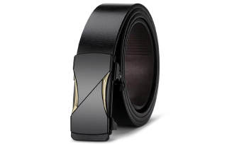 ALIEN BANG Cow Leather Belts Men's 3.4cm