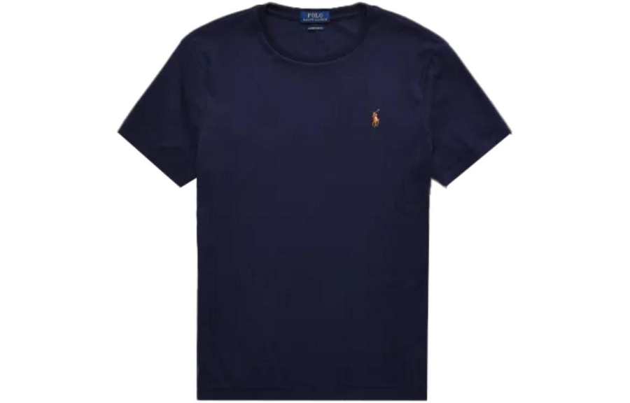 Polo Ralph Lauren FW22 T Shirt Custom Slim Fit Men's Navy Blue