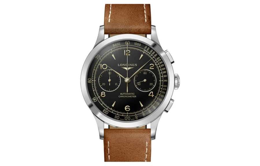 LONGINES Pioneer Collection Mechanical Movement 30m Waterproof Men's Watches Watch 40mm Black Dial