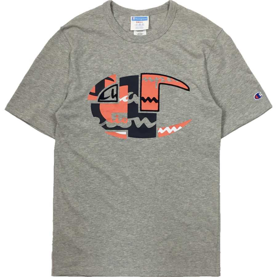 Champion Champion T Shirt US Version Unisex Light Gray