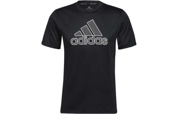 Adidas Adidas T Shirts Men's Black Crew Neck Moderate Straight Fit