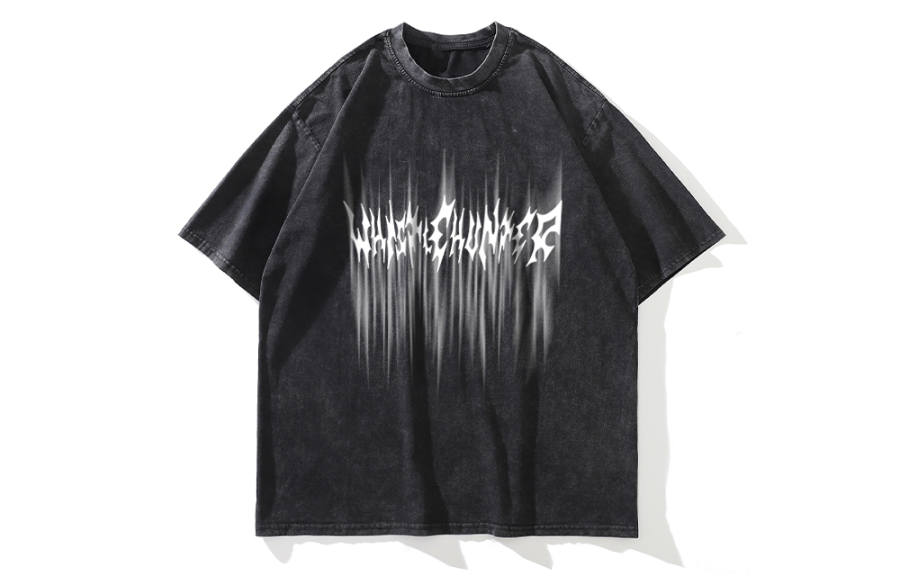 WHISTLEHUNTER T Shirts Unisex Black Crew Neck Moderate Straight Fit