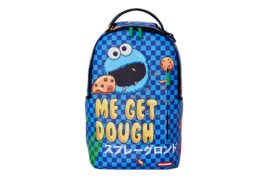 SPRAYGROUND SPRAYGROUND Sesame Street, Collaboration Polyester Backpack Regular Unisex Medium Blue