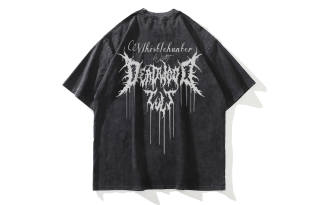 WHISTLEHUNTER T Shirts Unisex Black Crew Neck Moderate Straight Fit