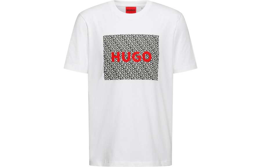 HUGO BOSS T Shirts Men's White Crew Neck