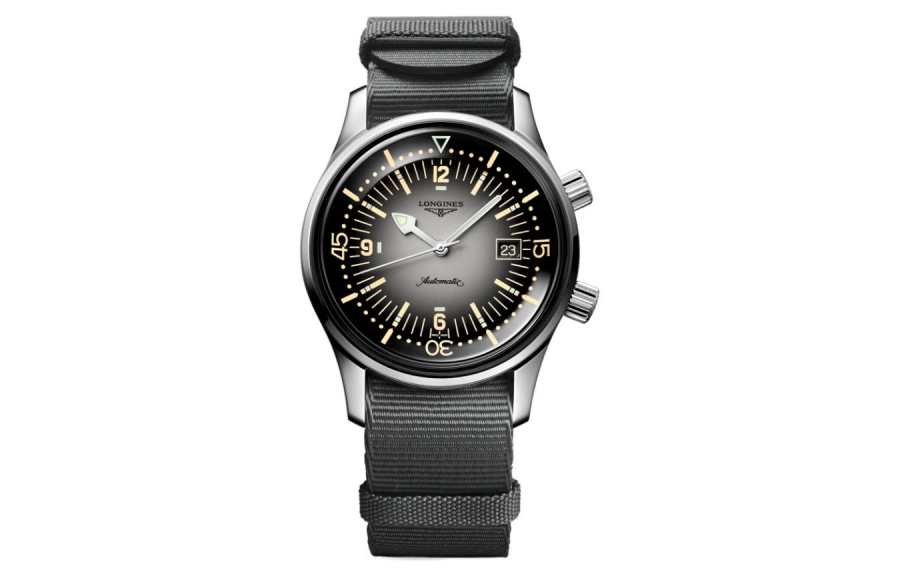 LONGINES Classic Vintage Automatic Mechanical Movement Calendar Display Men's Watch 42mm Gray Dial