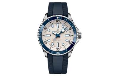 BREITLING Super Ocean Collection Automatic Mechanical Movement 300m Waterproof Men's Watch 42mm Beige Watch Dial