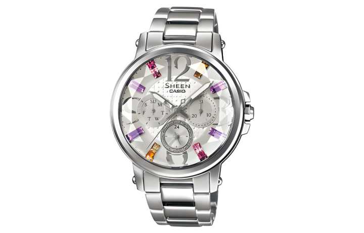 CASIO CASIO Women's SHEEN Silver Watch SHE-3035D-7A