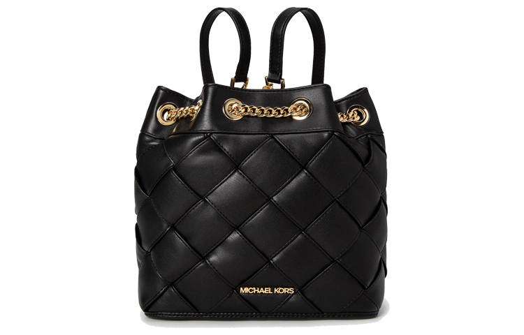 MICHAEL KORS MICHAEL KORS Regina Artificial Leather Backpack Small Women's Black