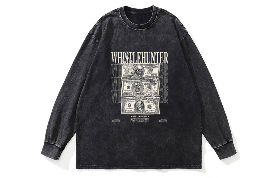 WHISTLEHUNTER WHISTLEHUNTER Long Sleeved T Shirt Unisex Black