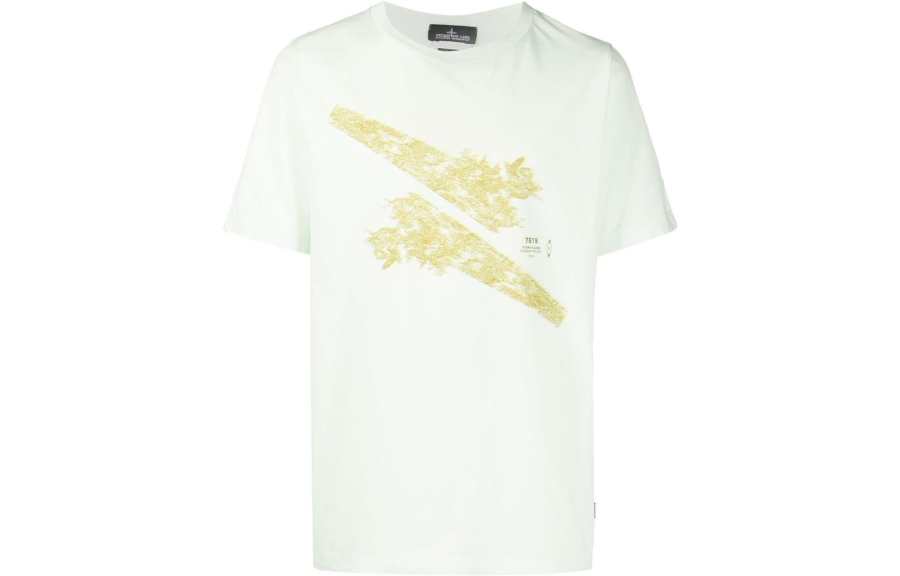 STONE ISLAND Graphic-print Cotton T-shirt