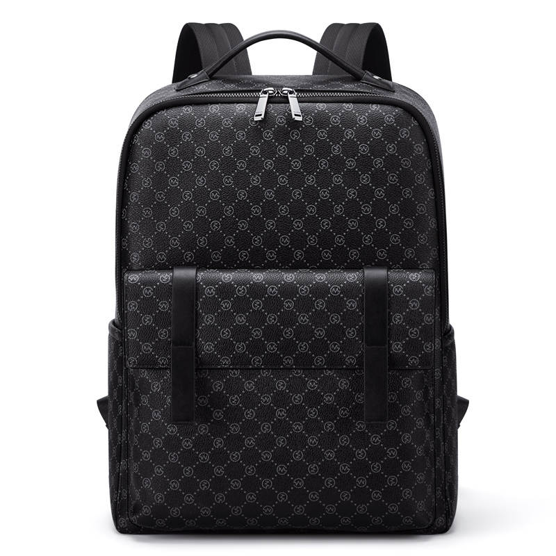 GOLF PVC Business Travel Bag Backpack Large Men's Black