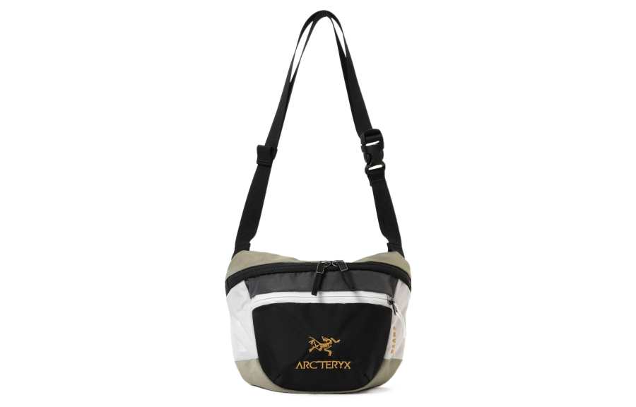 Arcteryx Arc'teryx X BEAMS Collaboration 2.5L Crossbody Bag, Shoulder Bag, Outdoor Bag Polyester Black Gray Men's