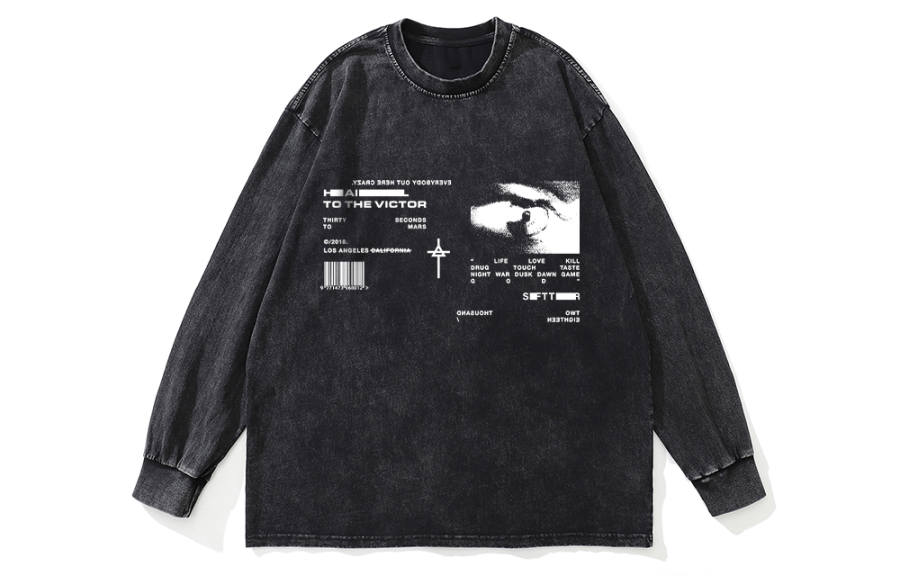 SFTTR SFTTR Long Sleeved T Shirt Unisex Black