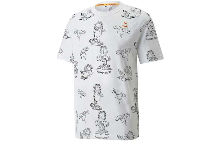 PUMA x GARFIELD Sports Life Collection T Shirt Men's White
