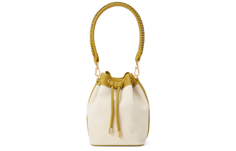 CHARLES&KEITH Pu Bucket Bag, One Shoulder Handbag Small Women's Multicolor