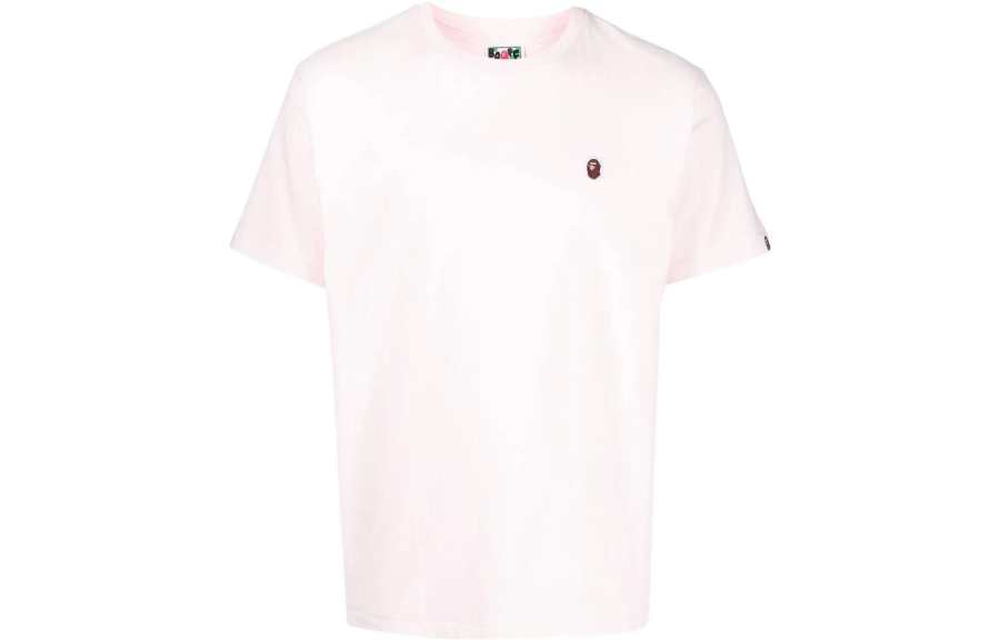 A BATHING APE T Shirts Men's Crew Neck Moderate Straight Fit