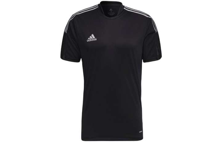 Adidas Adidas T Shirts Men's Black Crew Neck Moderate Straight Fit