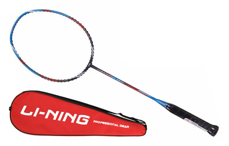 Li-Ning Li Ning Full Carbon Badminton Rackets Offensive Type Heavy Head, Stiff Shaft Entry level 675mm Unisex Single Racket