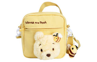 POTDEMIEL Polyester Crossbody Bag Unisex Yellow